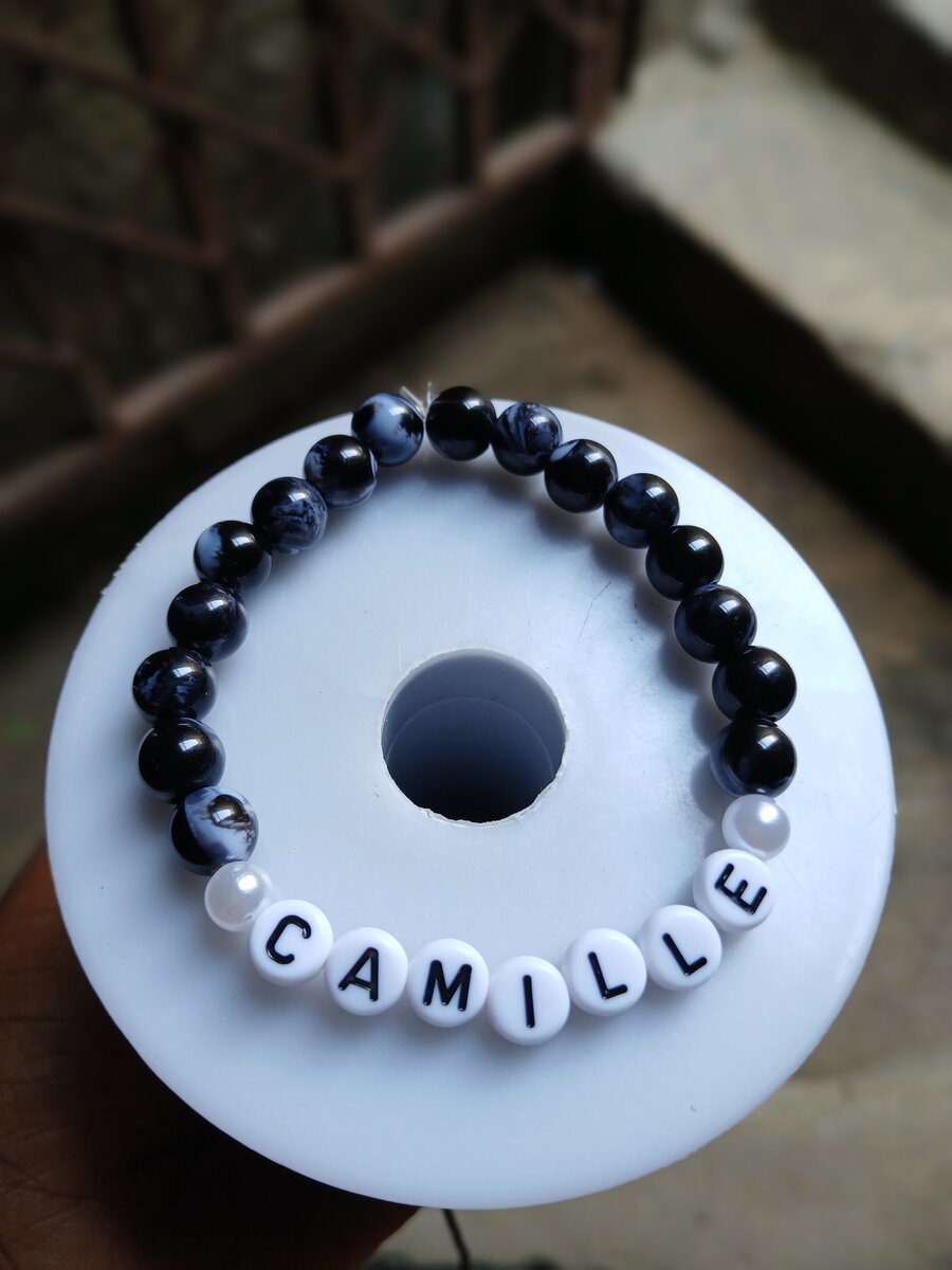 Bracelet personnalisé en perle