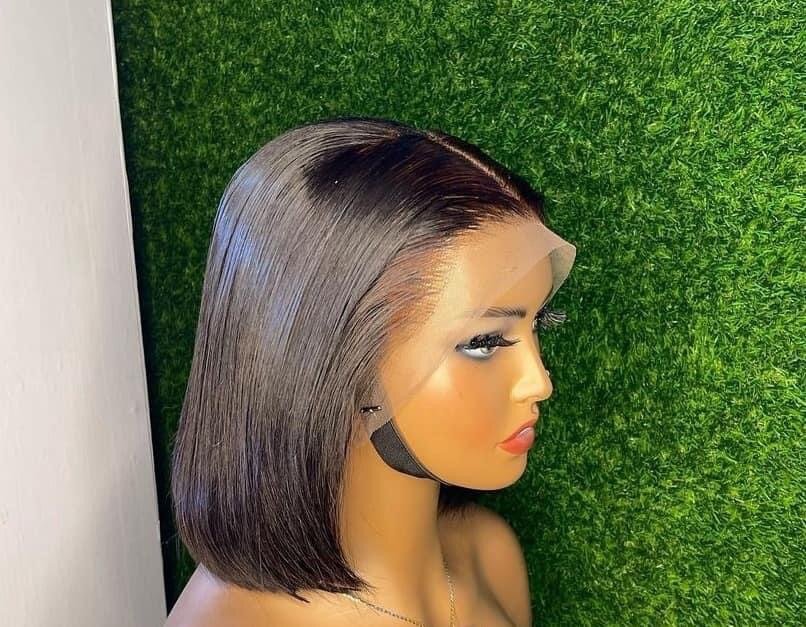 Bone straight human hair