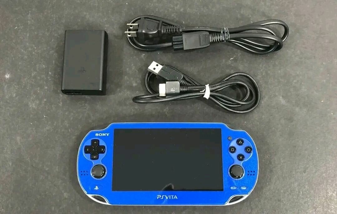 Console portable PS Vita bleue