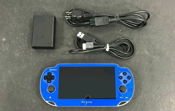 Console portable PS Vita bleue