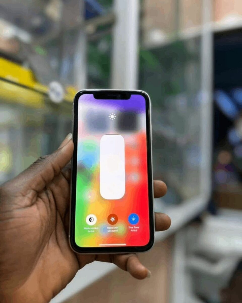 Smartphone iOS moderne