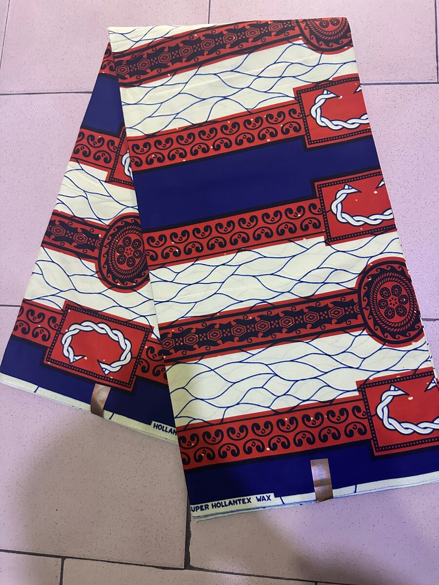 Tissu Wax Africain Coloré