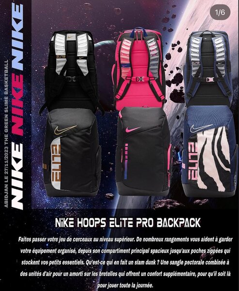 Sac à dos Nike élite basketball