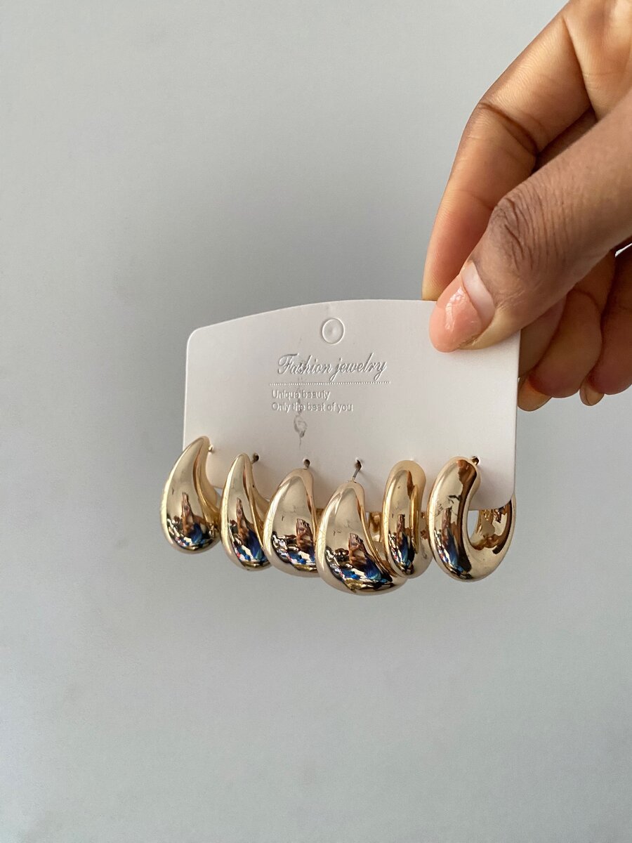 3 in 1  statement earring set