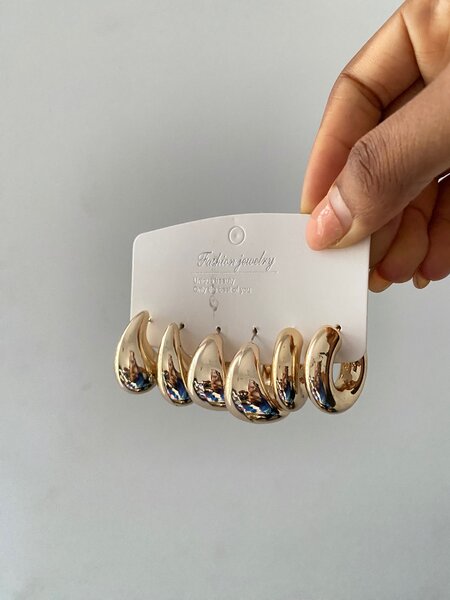 3 in 1  statement earring set