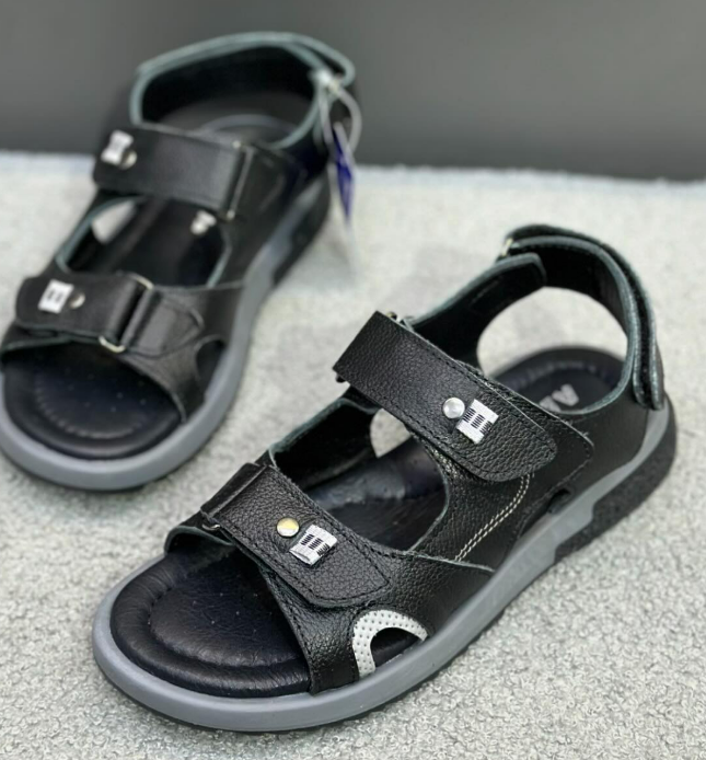 Сандалии из натуральной кожи с ортопедическим супинатором , отличного качества 👍