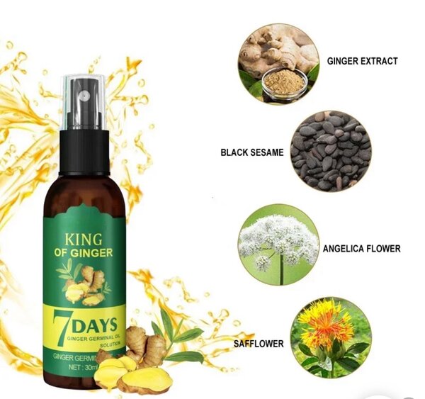 Huile Germinale de Gingembre Cheveux