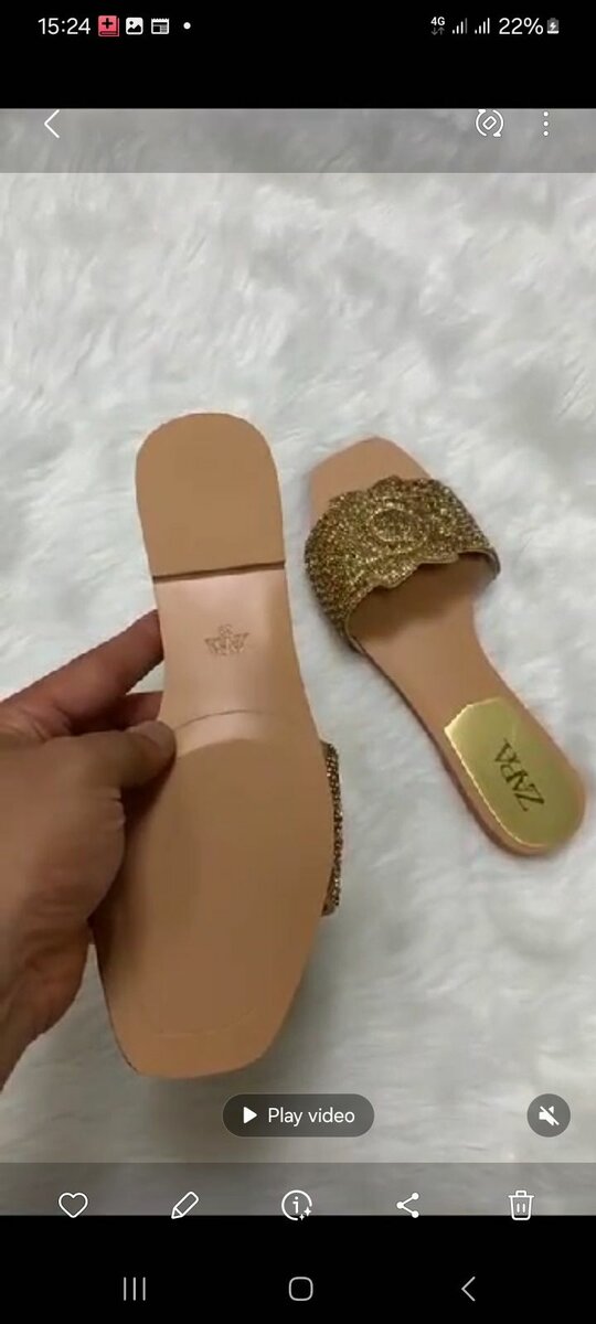 Zara slippers