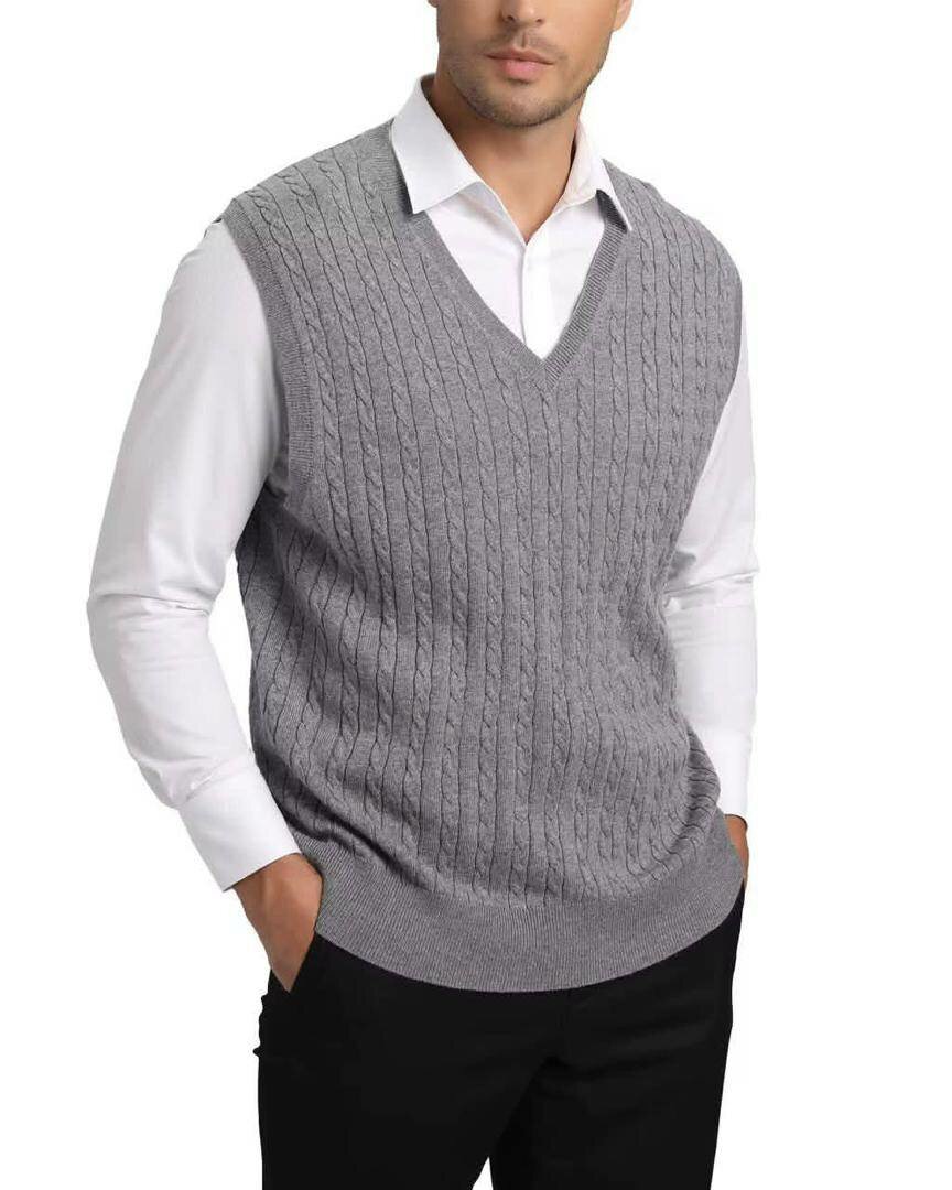 Gilet Tricoté Homme Élégant