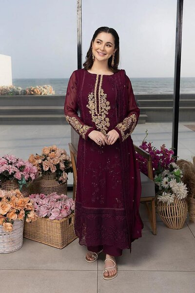 Chiffon suit /Malai trouser