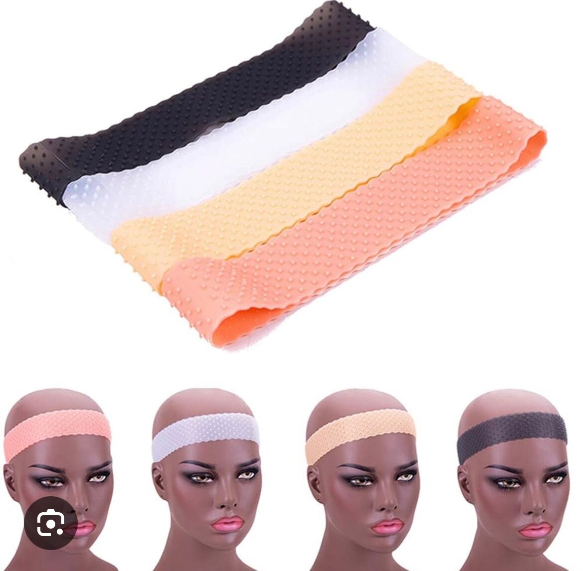 Bandeau en silicone colle perruque