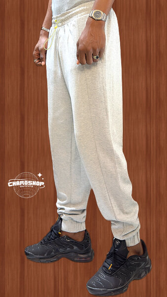 Pantalon de jogging gris homme