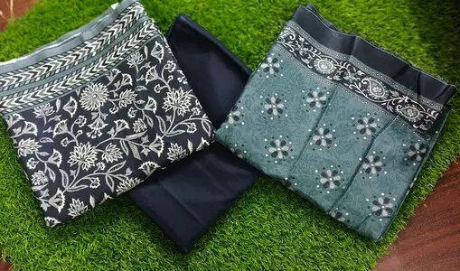 3 piece cotton suit