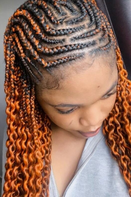 Mèches curly du Nigeria