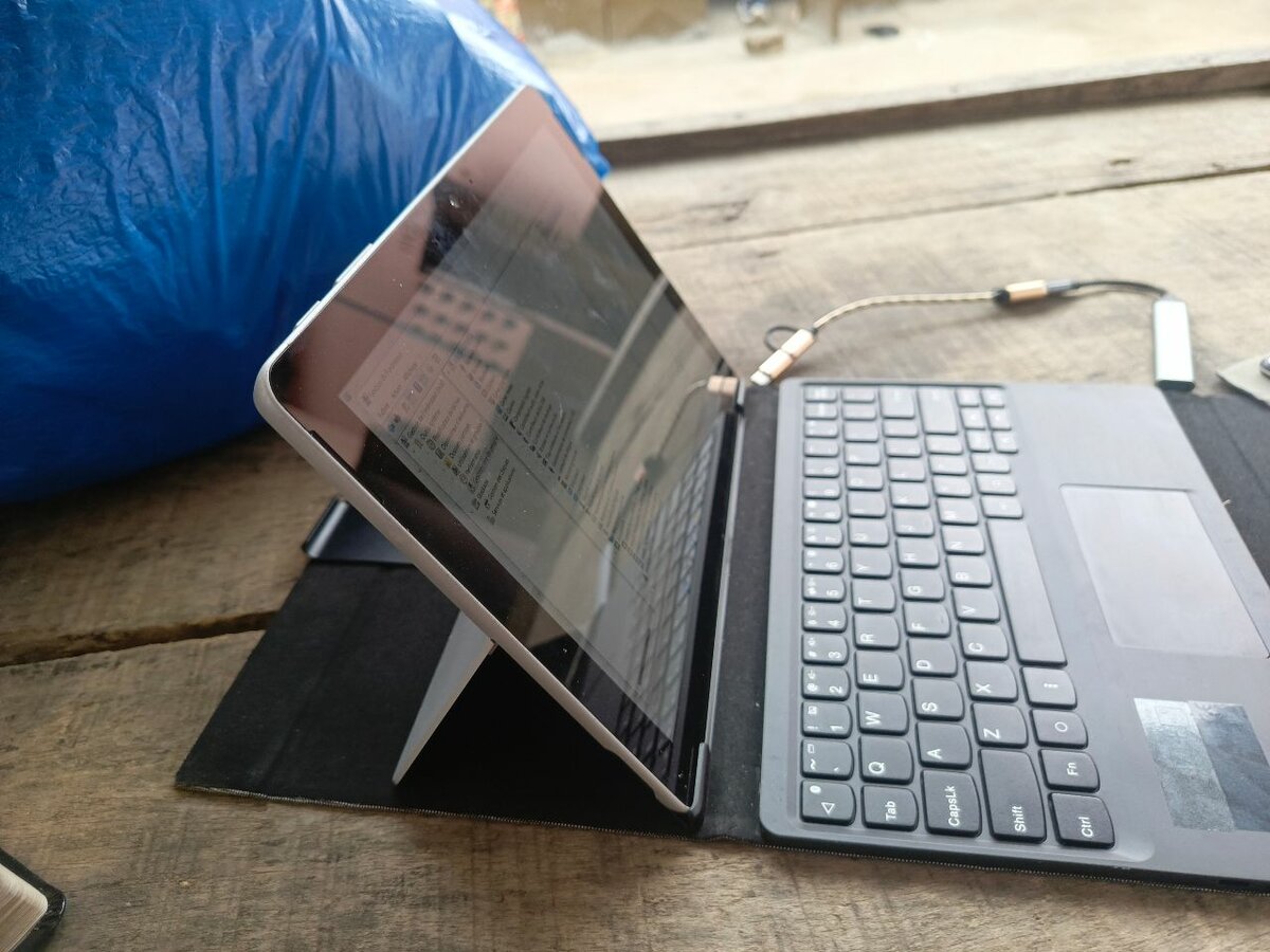 Tablette Surface avec clavier