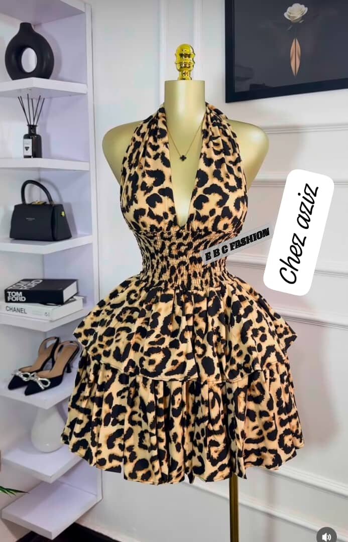 Robe d'été à volants