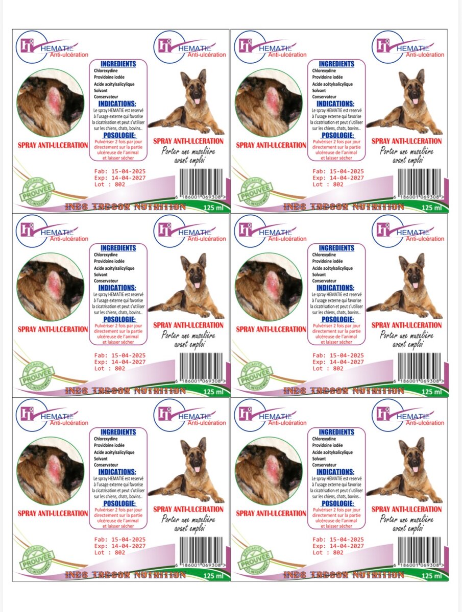 Solution nettoyant pour animaux