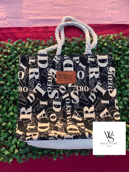 Sac cabas en toile tendance