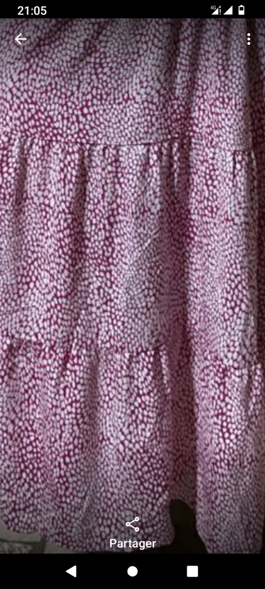 Robe longue imprimée glamour