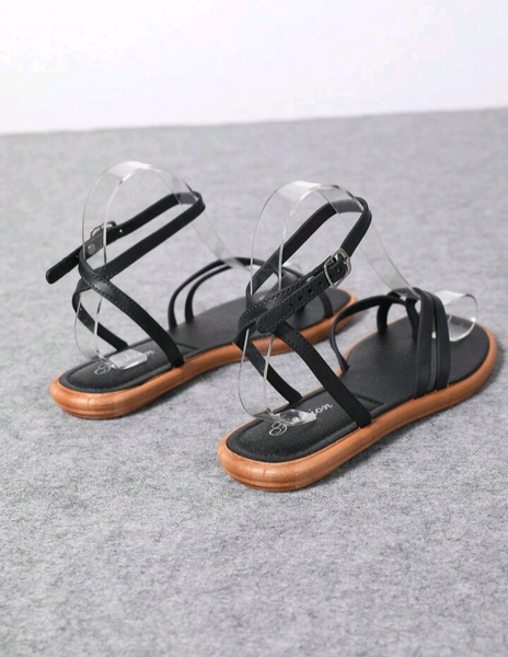 Sandales noires élégantes femmes