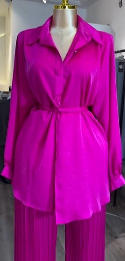 Elegant women's suit Size : 10-16 color purple