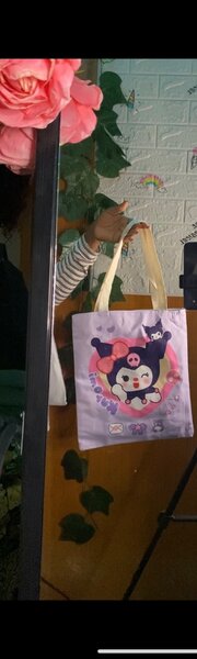 Tote bag à motif animé