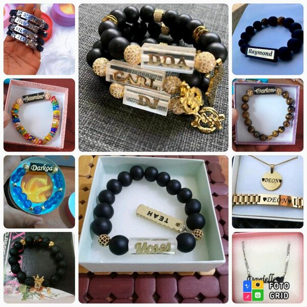 Customised wrist bead