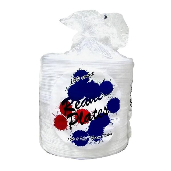 Plastiques Klean – 100 assiettes