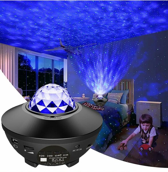 Colourful projector starry light
