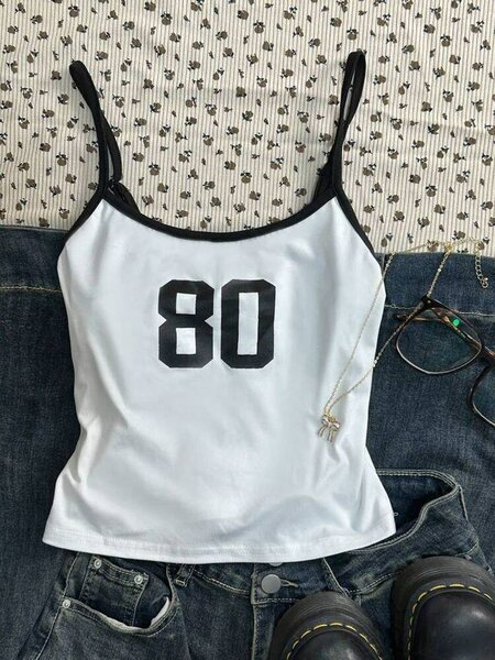 Top femme sans manches '80'