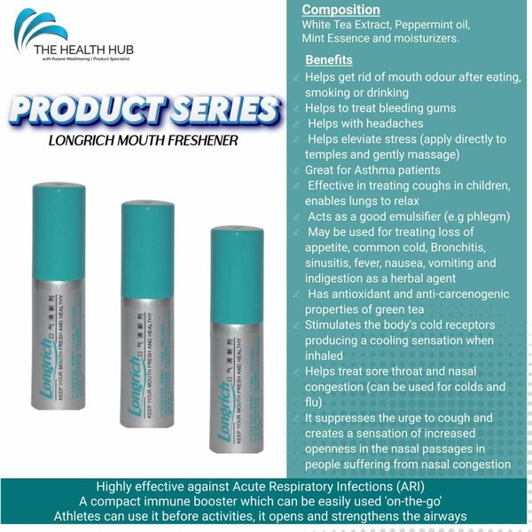 Odour-Free Mouth Freshner/Sore Throat Treatment - 15g