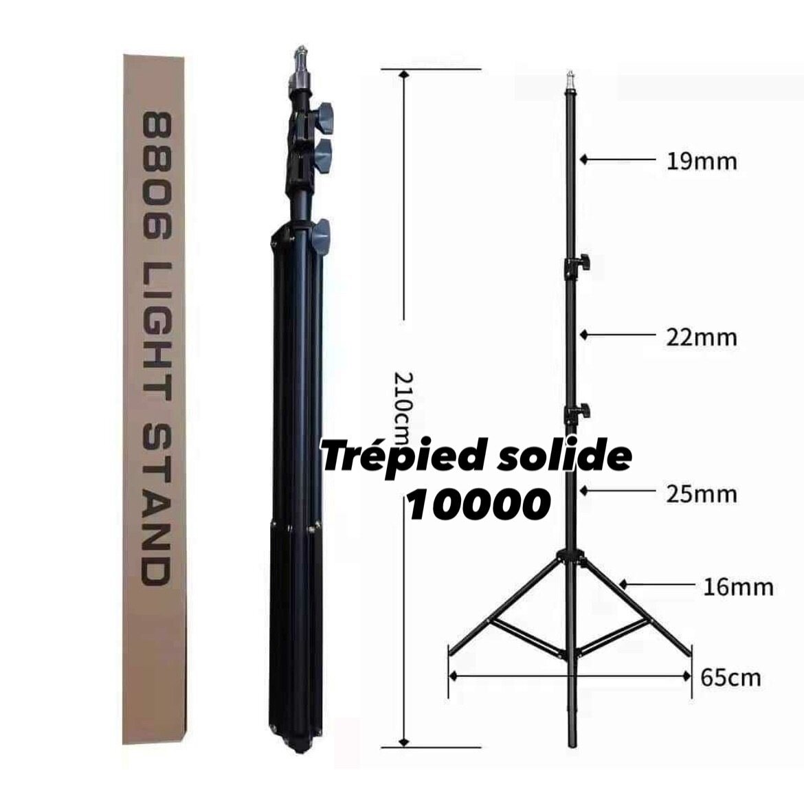 Adjustable Light Stand Tripod