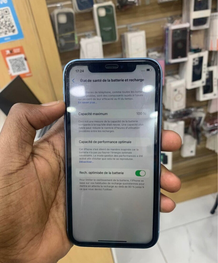 iPhone XR Bleu Reconditionné