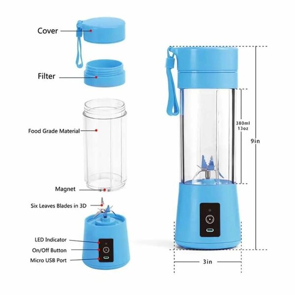 Portable Mini Electric Juicer
