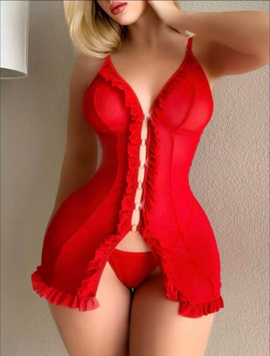 Ensemble Lingerie Rouge Sexy