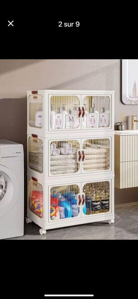 Armoire de Rangement Empilable