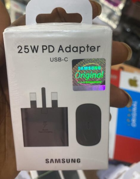 iPhone original chargers andSumsung original type C charger