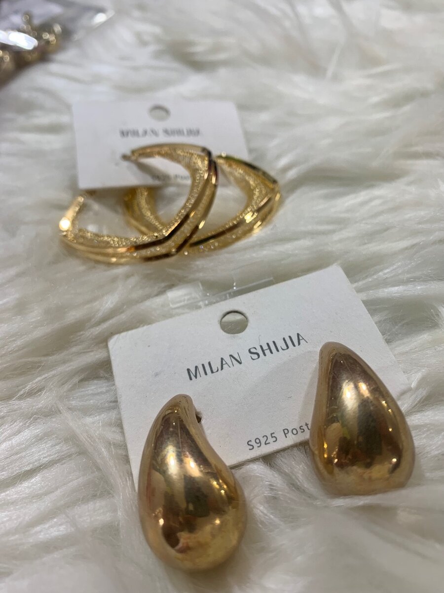 Boucles d'Oreilles en Or Milan Shijia