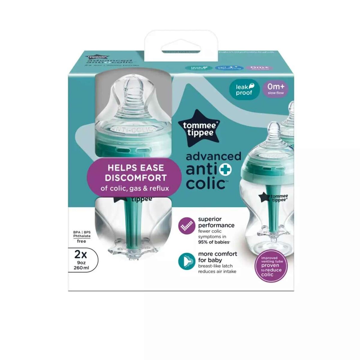 Tomme Tippee Anti-colic Feeding Bottle