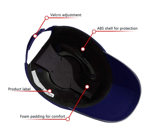 Casquette de Sécurité Bleue
