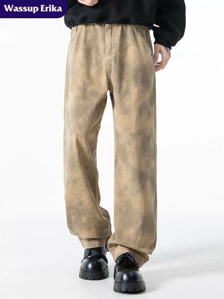 Pantalon ample tie-dye homme