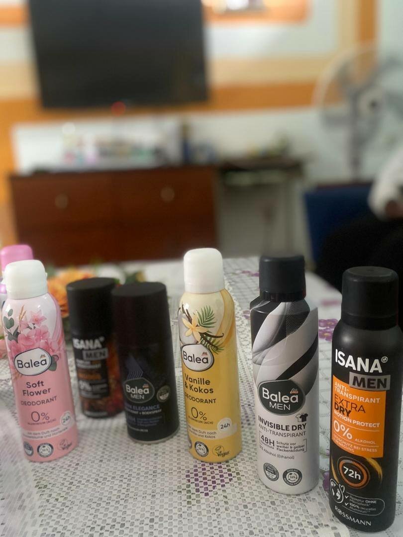 Déodorants Balea et Isana