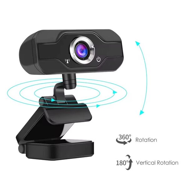 Webcam HD 1080P Rotative