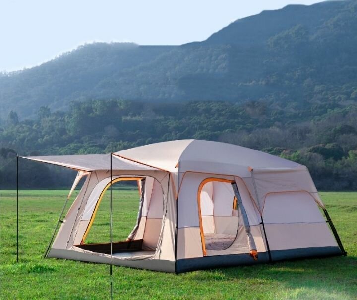 Палатка большая двухкомнатная