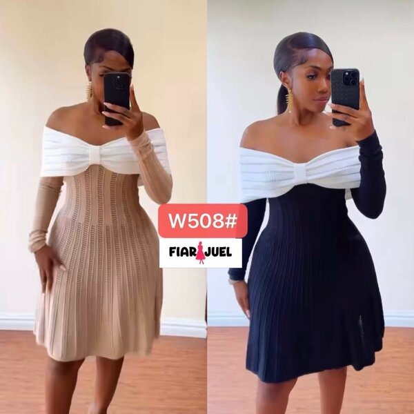 Robe élégante épaules dénudées