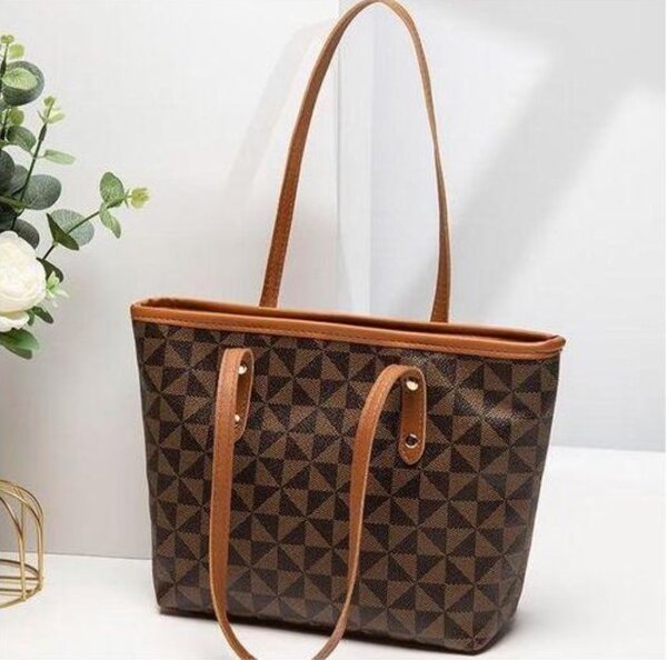 Ladies Hand Bag High Capacity Tote Bag Leather Shoulder Bag