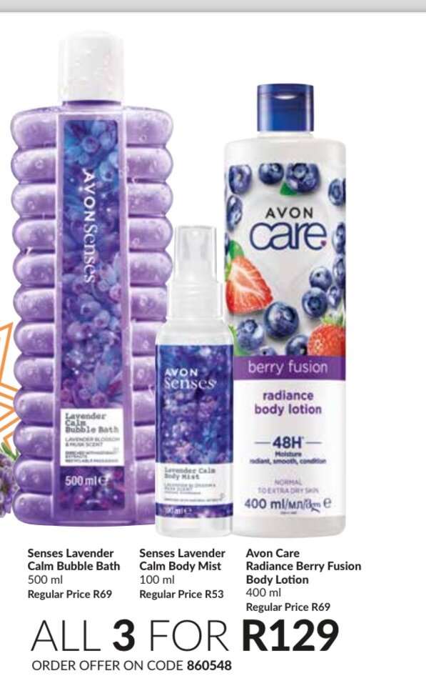 Body and face products