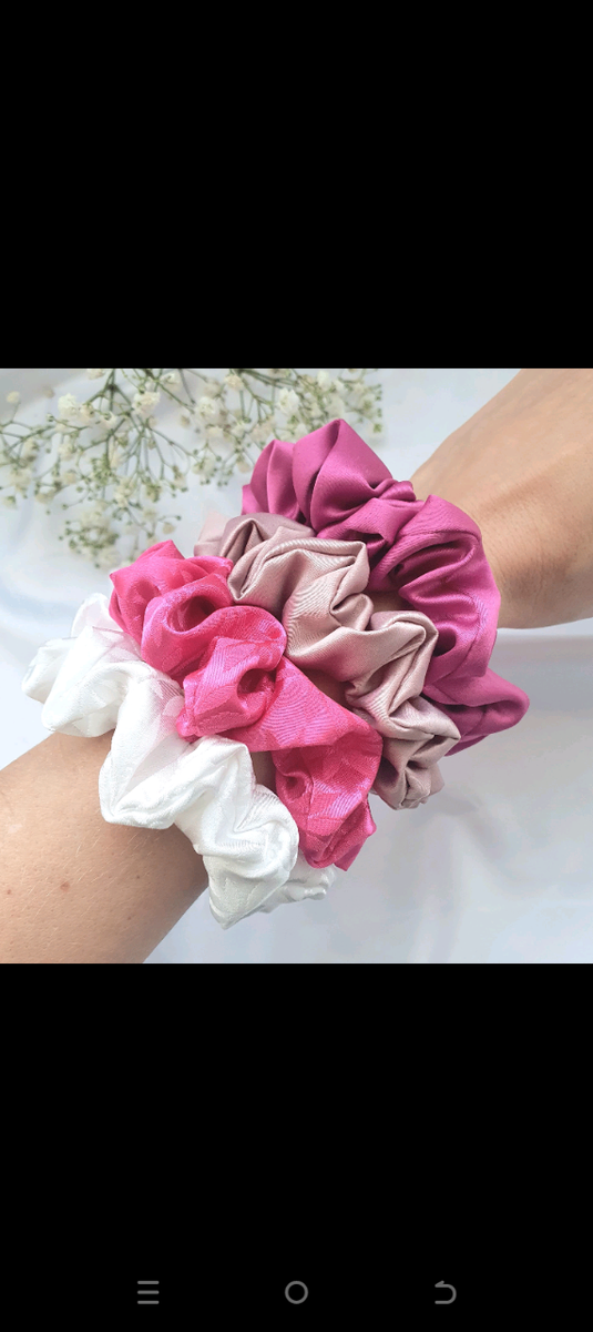 Lot de Chouchous en Satin Colorés