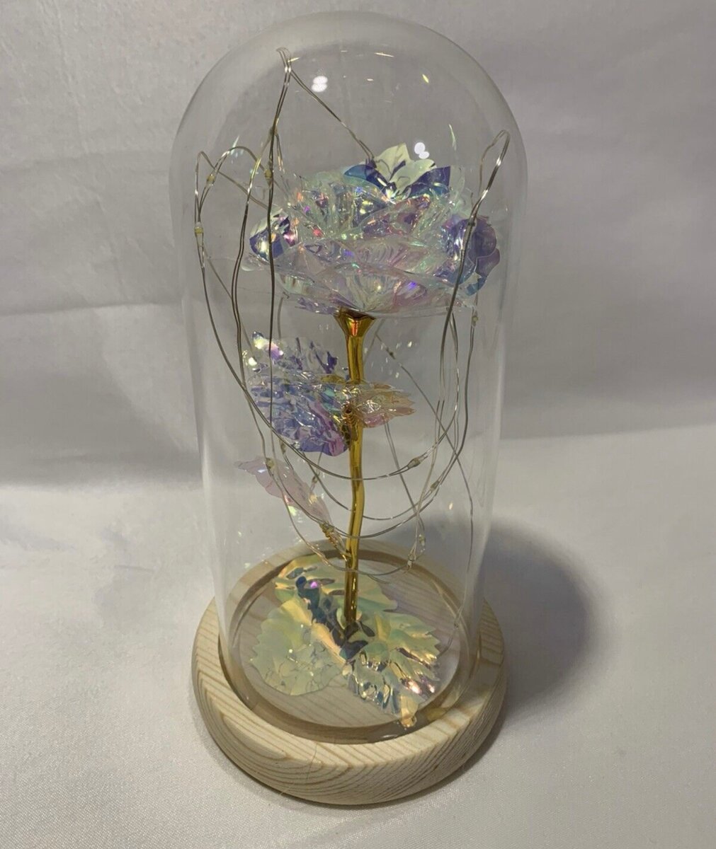 Rose Fleur Artificielle avec Lumières LED