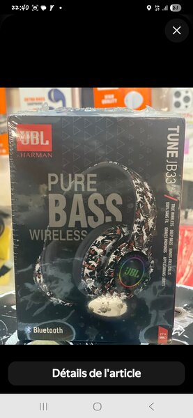 JBL Tune B33 Casque Sans Fil